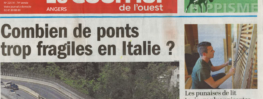 STH est dans le Courrier de l'Ouest